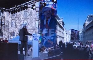 El izquierdista Mélenchon moviliza miles de personas contra Macron