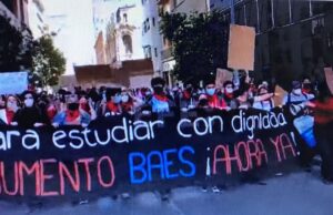 Chile vive la primera marcha universitaria para pedir más ayudas durante el Gobierno de Boric
