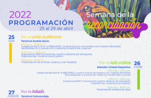 Del 25 al 29 de abril se desarrollará la semana cultural del MIO por la reconciliación