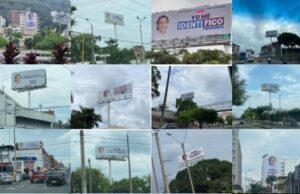 Alcaldía identificó vallas de campañas políticas que atentan contra la democracia y las normas urbanas