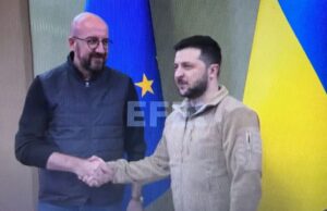 Michel promete en Kiev que UE hará «todo lo posible» para victoria de Ucrania