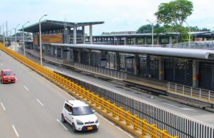 Avanzan obras de construcción del MIO en Troncal de Oriente y terminal de Aguablanca