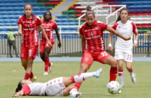 América igualó a dos goles contra Santa Fe en la Liga Femenina