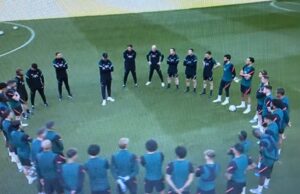 Entrenamiento del Liverpool previo a la final de la Champions League en París