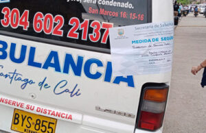 Dos empresas suspendidas durante operativos de control de ambulancias en Cali