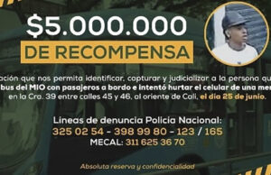 Autoridades ofrecen recompensa para identificar a nuevo agresor de bus del MIO