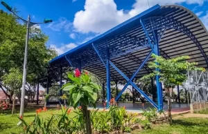 Habitantes de El Morichal estrenan cancha múltiple con cubierta