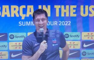 El Barcelona da la bienvenida a Robert Lewandowski