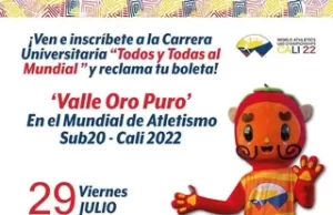 Gran jornada para la entrega de boletería para el Mundial de Atletismo Sub 20