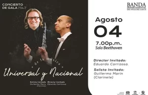 ‘De la música universal y nacional’, VII concierto de gala de la Banda Departamental del Valle