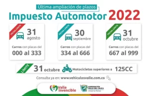 Atención contribuyentes, este 31 de agosto vence el primer plazo para el pago del Impuesto Automotor