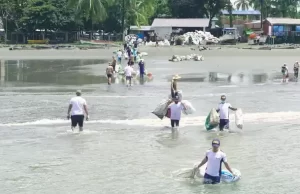 11 toneladas de residuos salieron de las playas de Buenaventura y se convertirán en material reciclado