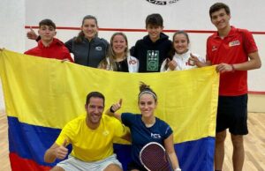 María Clara Ramírez y Juan José Torres, campeones en el Panamericano Juvenil de Squash