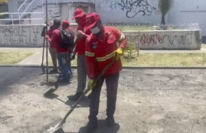 Grupo operativo de Infraestructura Interviene el corredor vial de la carrera 34, entre calles 2 y 5