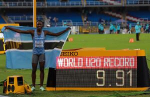 9.91 récord mundial Sub-20 en los 100m en Cali
