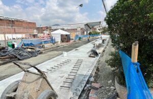 Se renuevan vías en los alrededores de la Galería Alameda