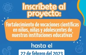 Estudiantes con vocación científica recibirán capital semilla