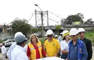 Visita técnica a obras del nuevo puente de Juanchito