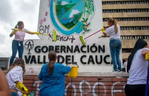 Gobernación del Valle lideró jornada de limpieza en espacios públicos