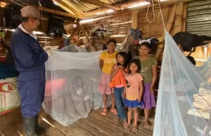 UESVALLE hace seguimiento a controles contra la malaria en resguardo indígena en Bugalagrande