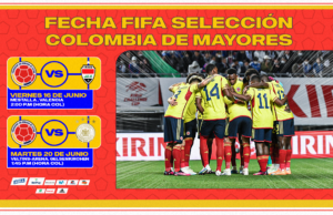 Confirmados los amistosos de junio de la Selección Colombia de Mayores