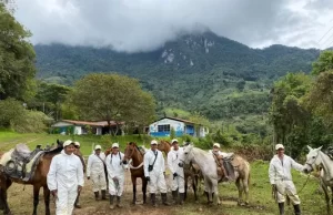 677 kilos de residuos especiales y peligrosos fueron retirados de minas ilegales en el sector Alto del Buey en los Farallones