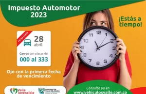 ¡Contribuyente! Este viernes vence el primer plazo para el pago del Impuesto Automotor