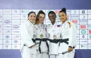 Judocas vallecaucanos subieron al podio en República Dominicana