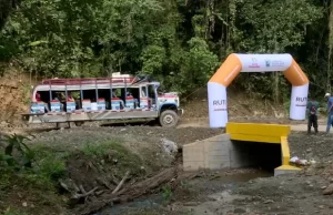 Gobierno del Valle fortalece la conectividad con el Chocó, con la puesta en funcionamiento de un nuevo Box Culvert en El Cairo
