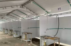 Ya están listos los módulos donde serán reubicados temporalmente los comerciantes del parque del Cholado de Jamundí