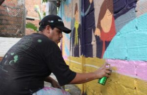 Con arte urbano Cali conmemora a los Refugiados y Desplazados