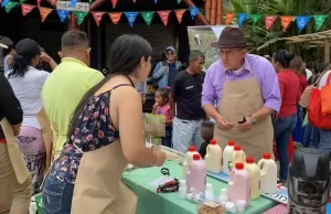 Habitantes de Dagua se unieron al mercado agroecológico organizado por la Gobernación del Valle