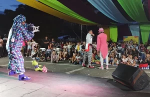 Con la ‘Carpa Arte Itinerante’ los argelinos disfrutaron en familia de presentaciones de baile y show de magia