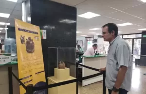 En el primer piso de la Gobernación del Valle, Inciva exhibe nueva pieza arqueológica del Museo Calima