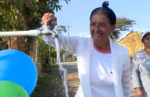 “A mis 62 años vengo a tomar agua potable”