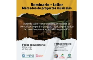 Está abierta la convocatoria de formación en mercadeo para músicos vallecaucanos