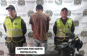 Motocicleta recuperada en el barrio Las Américas