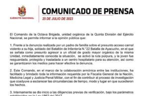 Escándalo: mayor del Ejército habría violado a una joven de 18 años de edad que está prestando el servicio militar voluntario