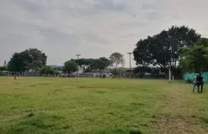 La cancha ‘Sport Boys’ del barrio Mariano Ramos se prepara para recibir la campaña ‘Cali, Volvamos a Sonreír’