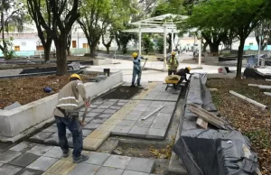 En un 52% avanza la transformación del icono ‘Diego Garcés‘ en Riofrío con ‘Parques para la Gente’