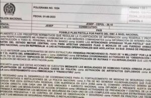 Nacional / Alerta máxima por plan pistola