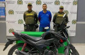 Barranquilla/ capturado con una motocicleta que tenia sus números de identificación alterados