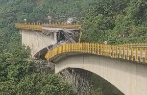 se cayó el puente Los Grillos en la transversal Cusiana (Boyacá)