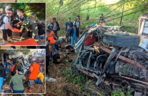 Violento choque de turbo deja cuatro personas heridas