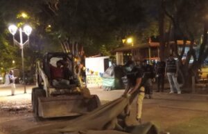 Secretaría de Seguridad y Justicia recuperó espacio público en el Parque el Ingenio.
