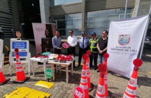 Movilidad recibió más de 100 elementos donados para seguridad vial