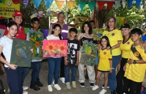Con talleres de artes plásticas y danza, la Red de Monitores del Valle fortalece procesos culturales en la comuna 1 de Cali