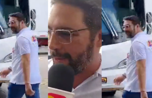 Agmeth Escaff fue abucheado en la marcha por la vida