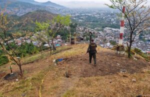 Inicio nuevamente el proceso de desalojo en el cerro La Antena