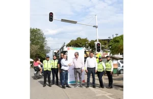 En Restrepo ya operan ocho semáforos inteligentes